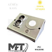 Masfitech Dolap & Tezgah Altı Prizli Aydınlatma 3 Watt (Gün Işığı 4000K)