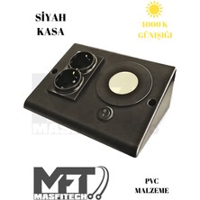Masfitech Dolap & Tezgah Altı Prizli Aydınlatma 3 Watt (Gün Işığı 4000K)