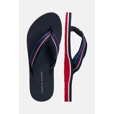 Tommy Hilfiger Mellie 91D-H XWOXW04489 Ogo Lacivert Terlik