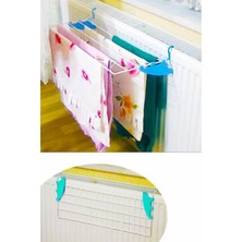 Beyaz 60 cm 5 Telli Kaloriferli Çamaşır Kurutmalık Kurutmalık