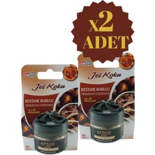 2li Kestane Oto Jel Koku Araba Kokusu Oda Kokusu Oda Wc Banyo Ayakkabılık