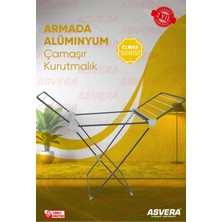 Alüminyum Borulu Kanatlı Çamaşır Kurutmalık, Gri, Dayanıklı ve Pratik Kullanım