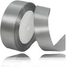 Benim Marifetlerim Gümüş Saten Kurdele 6 cm 10 Metre