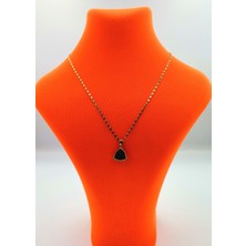 Gold Renk Zincir Figürlü Kararmaz Özel Tasarım Kolye