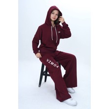 Kız Çocuk %100 Pamuk Kapüşonlu Fermuarlı 2 Iplik Alt&üst Eşofman TAKIMI-309-EŞT-0002