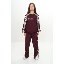 Unisex Çocuk 2 Iplik Çıtçıtlı Alt&üst Eşofman Takımı %100 Pamuk Rahat KALIP-299-EŞT-2006