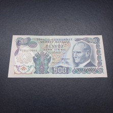 Escoines 39963688E1618B5D21 6.emisyon 2.tertip O23 Serisi 500 Türk Lirası Çil Para