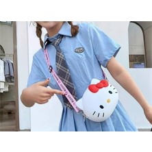 Çocuk Silikon Omuz Çantası Hello Kitty Figürlü (19CM*16CM) AD22097