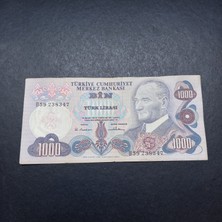 Escoines 39963688E18176926D 6.emisyon 1.tertip B59 Serisi 1000 Türk Lirası Temiz Para