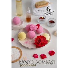 Marsilyan Banyo Bombası Jakuzi Küvet Banyo Bombası Topu 6  Adet 300  gr