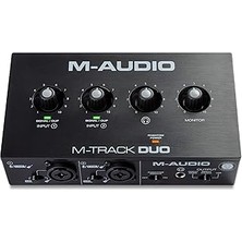M-Audio M-Track Duo USB Audio Iterface Kayıt, Stream ve Podcast Içi Ses Arabirimi