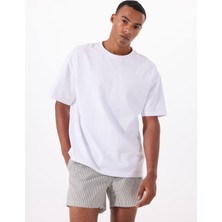 Only & Sons Yeşil Erkek Şort Mayo Onsted Strıpe Seersucker Swım Noos