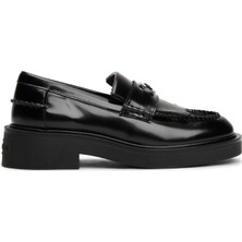 Tommy Hilfiger Deri Siyah Kadın Günlük Ayakkabı EN0EN02790