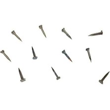 Klips, Menteşe, Ayağı Çivisi 9mm Çelik - Nikel 10GR