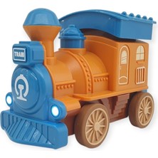 Oyuncak Tren Işıklı Sesli Bas Gitsin 14CM - Mavi - 8068A