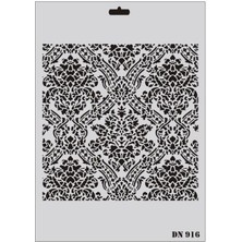 Rich Dantel Seri DN-916 Stencil 35X25 cm