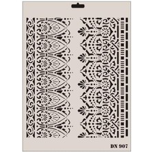 Rich Dantel Seri DN-907 Stencil 35X25 cm