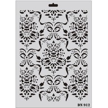 Rich Dantel Seri DN-912 Stencil 35X25 cm