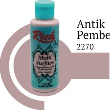 Riculti Surface 2270 Antik Pembe Akrilik Boya 120 cc
