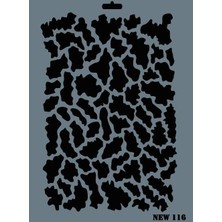 Rich New Seri N-116 Stencil 35X25 cm