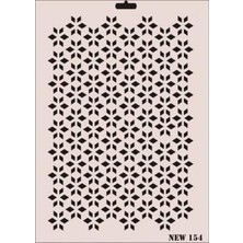 Rich New Seri N-154 Stencil 35X25 cm