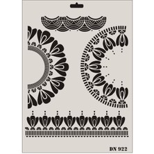Rich Dantel Seri DN-922 Stencil 35X25 cm