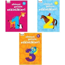 Eolo Yayıncılık 2+ Yaş Zihinsel Gelişim Etkinlikleri Seti Eğitici Oyunlar İçin 3 Kitap 21x30 cm