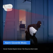 Misafir Karşılama Zili 3 Modlu Kumandalı Hareket Sensörlü Güvenlik Alarm Pır Sensör