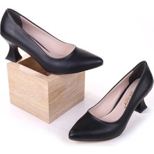 Papuç Sepeti 801 Kadın 6 cm Topuklu Klasik Ayakkabı