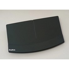 FullYedek Arçelik Uyumlu 10124 D Mandal Füme , Çamaşır Makinesi Kapak Mandalı Tutamak