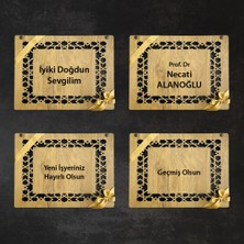 Nills Chocolate Kişiye Özel Mesajlı Ahşap Kutuda Hediyelik Çikolata