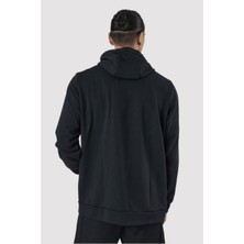Nike Dri-Fıt Full Zip Erkek Siyah Kapüşonlu Sweatshirt