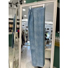 Selinada Kot Pantolon - Açık Mavi - 46