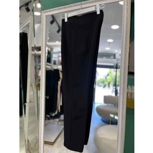Duhas Yüksek Bel Pantolon - Siyah - 40