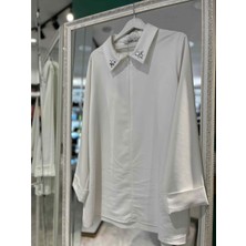 Yaqa Varese Gömlek - Beyaz - 44