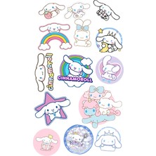 Deniz Parti Cinnamoroll Yenilebilir Cupcake ve Pasta Resim Baskı