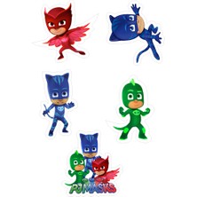 Deniz Parti Pjmask Yenilebilir Cupcake ve Pasta Resim Baskı