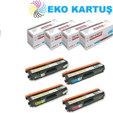 Eko Kartuş Brother TN315/TN348/TN345/TN326/TN369/TN361 Takım 4 Renk  Muadil Toner