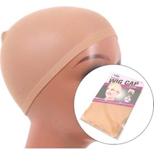 Peruk Takım Bonesi & Filesi / Ten Rengi / 1 Paket / 2 Adet