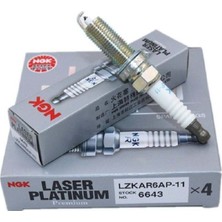 Ngk Nissan Micra 1.2 K13 4'lü Platinyum Buji Takımı 2011-2015 LZKAR6AP11 HR12DE HR12DE