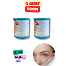 Sağlam Dikiş ve Kuaför Ipi 500M X2, Kopmayan ve Uzun Ömürlü Kullanım