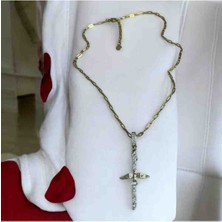 Stainles Steel Zirkon Taşlı Anka Kuşu Detaylı Çelik Kolye