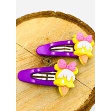 2 Li Figürlü Renkli Lüks Çıt Çıt Toka