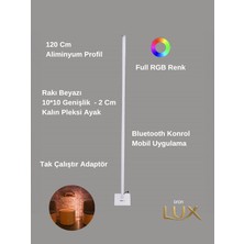 LED Lambader Bluetooth Özellikli Sese ve Müziğe Duyarlı Sınırsız Renk 120 cm