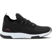 Slazenger ABENA NOK Unisex Çocuk  Siyah / Kırmızı Günlük Spor Ayakkabısı
