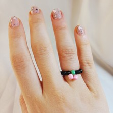 Crystal Atelier Miyuki Boncuk Kiraz Yüzük, Minimal Kiraz Yüzük, Kirazlı Boncuk Yüzük, Miyuki Kiraz Yüzük, Renkli Kiraz Boncuk Yüzük, Sevimli Kiraz Boncuk Yüzük, Fruit Mood Kiraz Yüzük