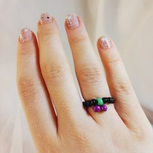 Crystal Atelier Miyuki Boncuk Üzüm Yüzük, Minimal Üzüm Yüzük, Üzümlü Boncuk Yüzük, Miyuki Üzüm Yüzük, Renkli Üzüm Boncuk Yüzük, Sevimli Üzüm Boncuk Yüzük, Fruit Mood Üzüm Yüzük