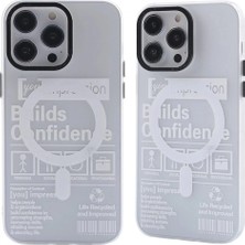 iPhone 12 Pro Max Kılıf Apollo Magneticsafe Desenli Kapak - Apollo Şeffaf - 4