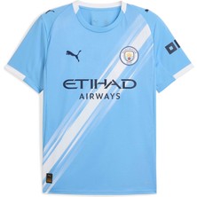 PUMA Manchester City 25/26 Erkek İç Saha Forması Sky Blue Konforlu Tasarım XS Beden