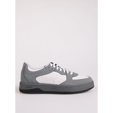 Hugo Beyaz-Gri Erkek Deri Sneaker RED-50529587